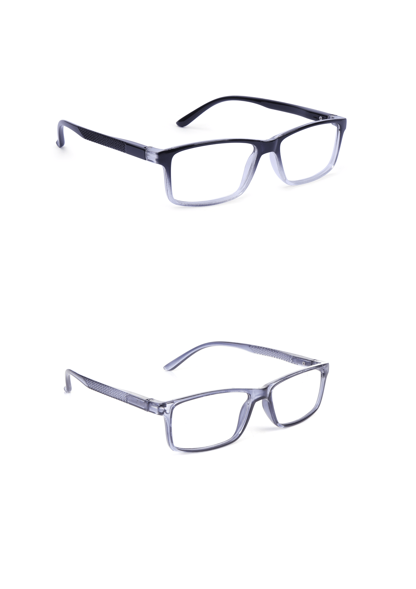 Hexxa Rectangle Full Rim Reading Glasses