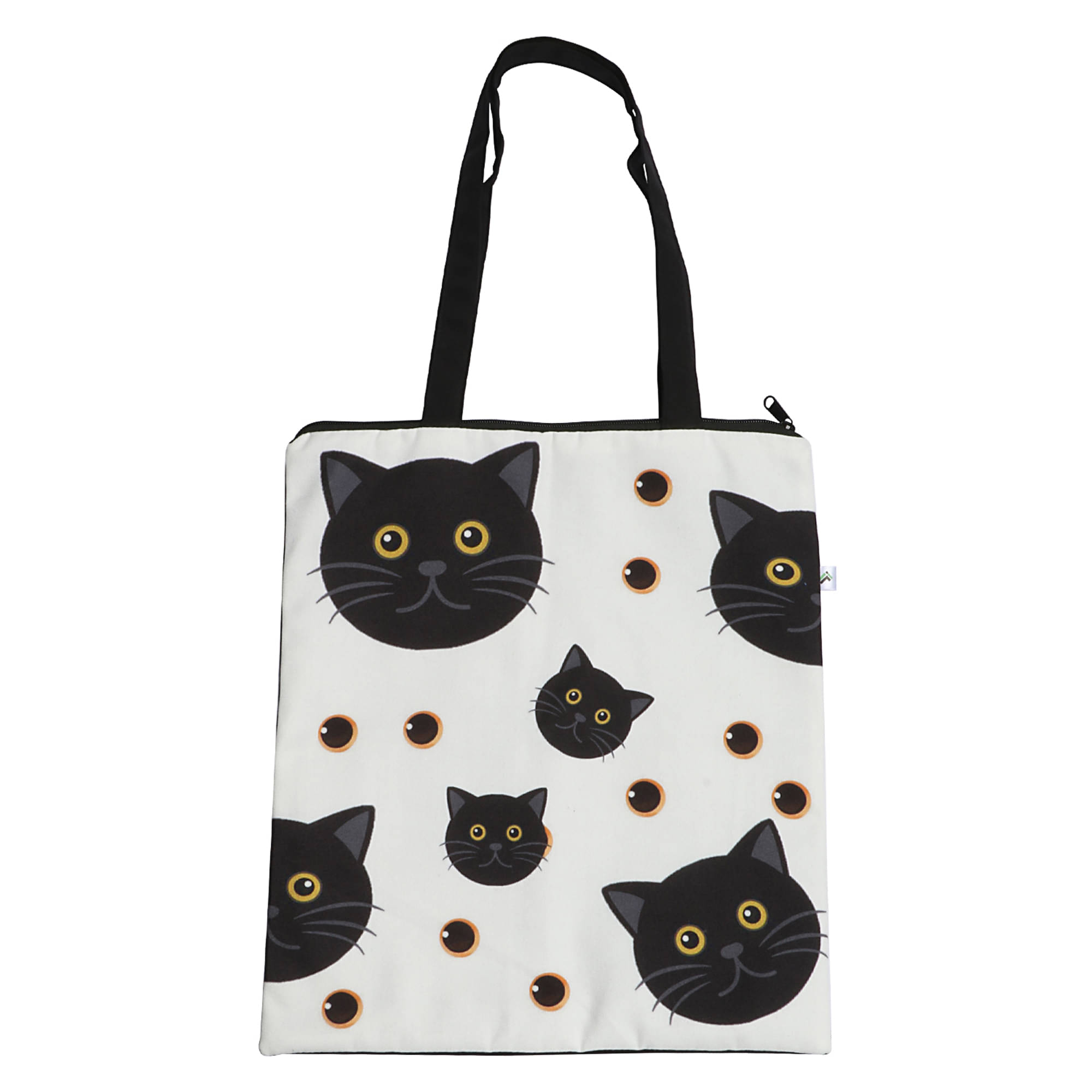     			Jellify Tote Bag Canvas Set of 1 ( Light Grey )