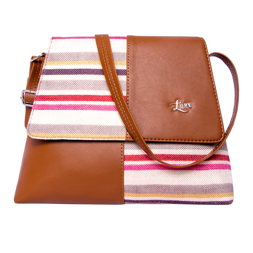     			Livro Sling Bag Jute Set of 1 ( Burgundy )