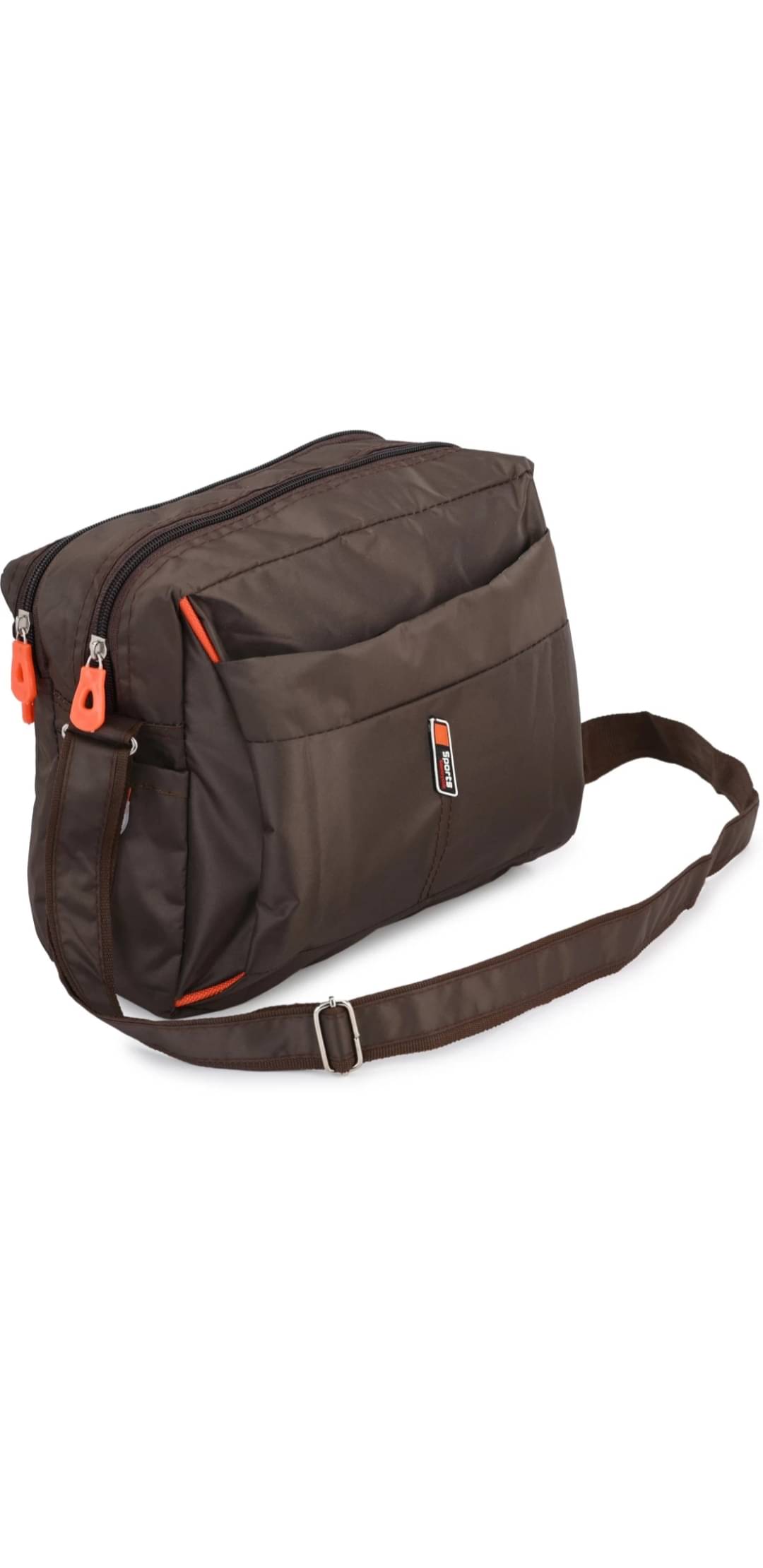     			SVB BAG Brown Solid Messenger Bag
