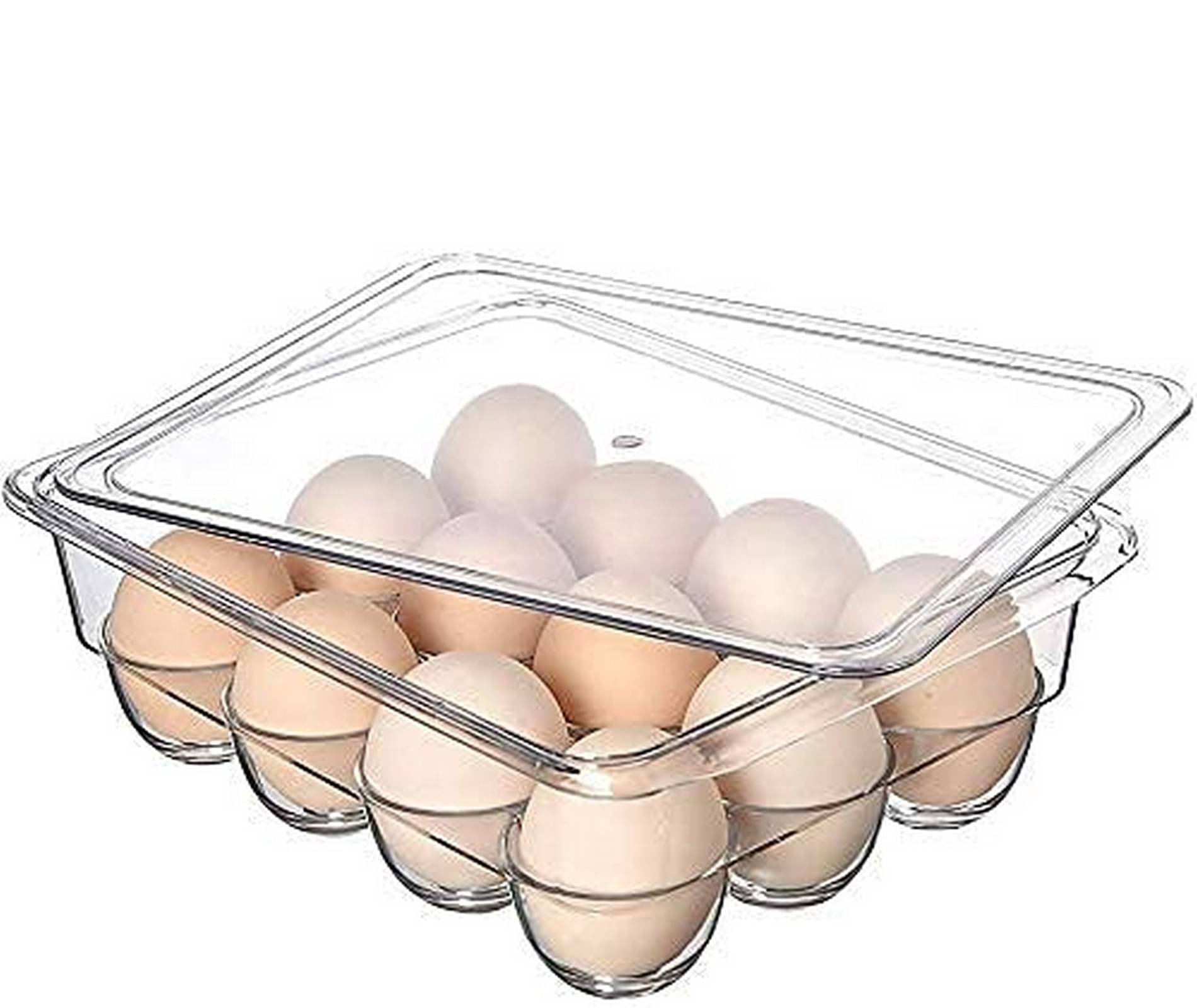     			Sushil Egg Container Plastic Transparent Egg Container ( Set of 1 )