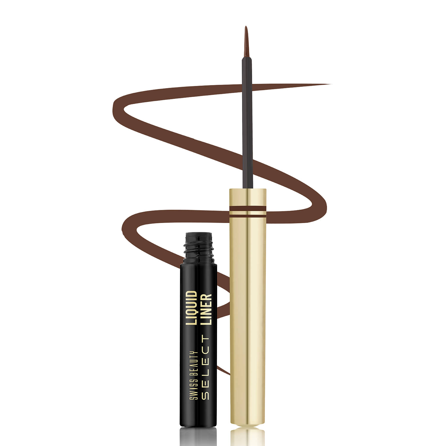     			Swiss Beauty Select Here To Stay Liquid Liner-3.Mood Brown ,3 ml (Pack of 1)
