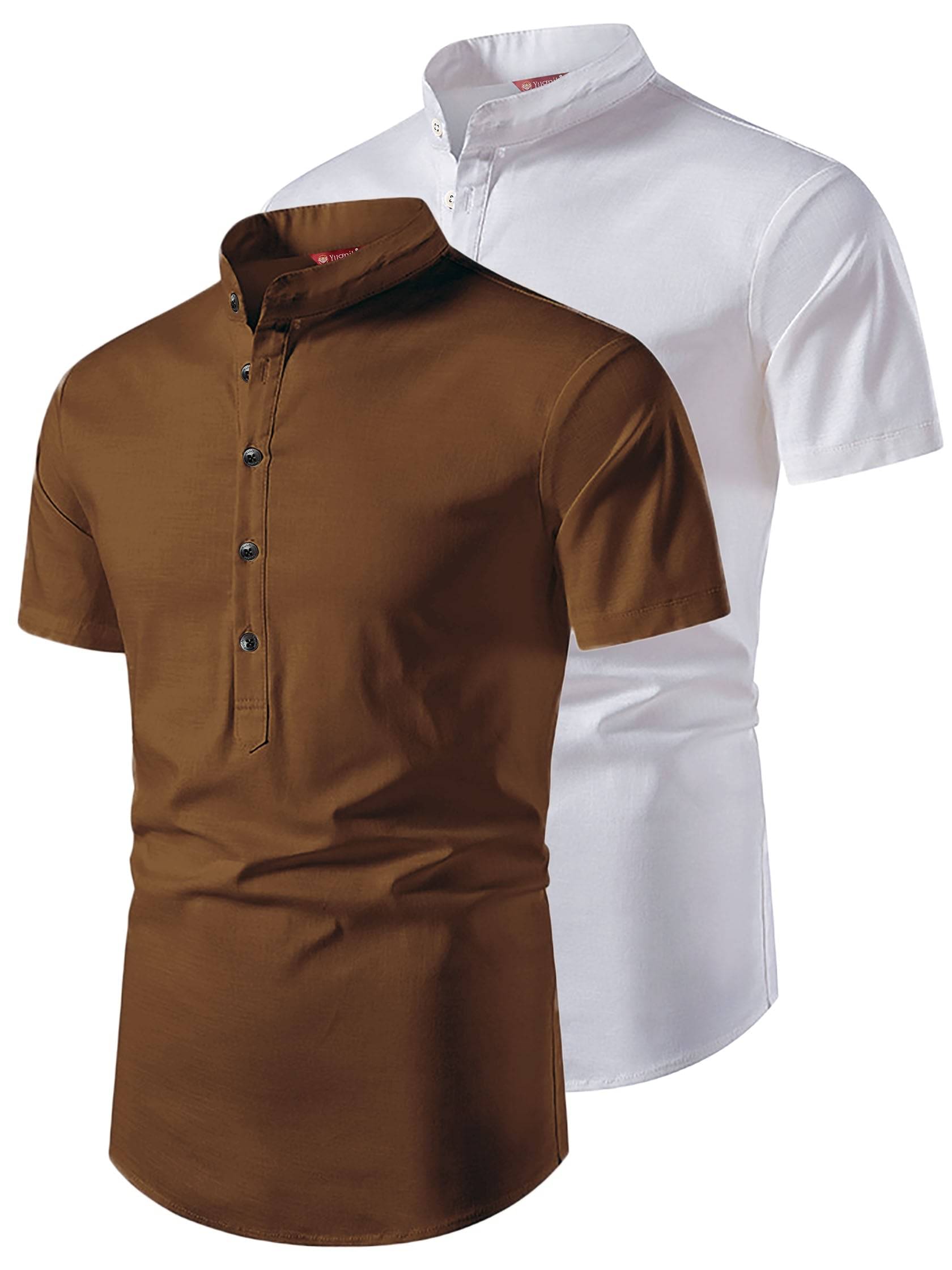 Yugnik Gold Cotton Men's Regular Kurta ( Pack of 2 ) Yugnik Gold Cotton Men's Regular Kurta ( Pack of 2 )
