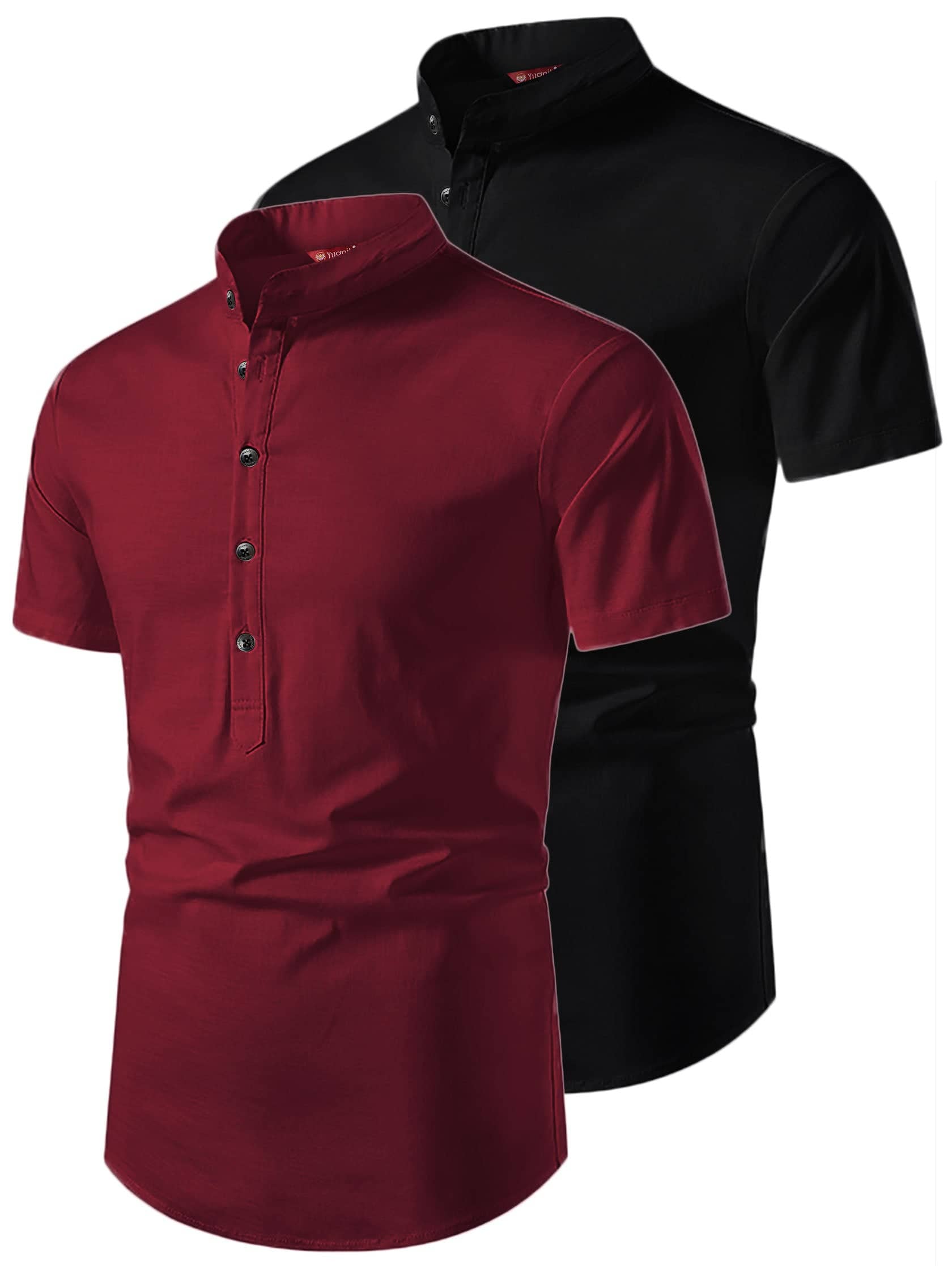 Yugnik Maroon Cotton Men's Regular Kurta ( Pack of 2 ) - Kurtas & Kurta Sets | Buy online on ZillyBuy
