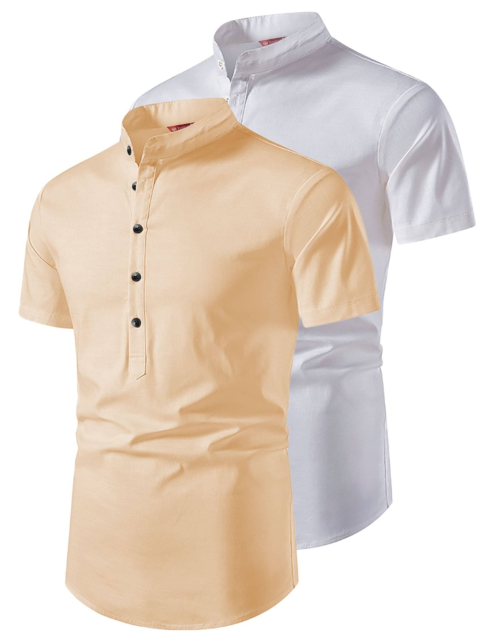 Yugnik Orange Cotton Men's Regular Kurta ( Pack of 2 ) Yugnik Orange Cotton Men's Regular Kurta ( Pack of 2 )