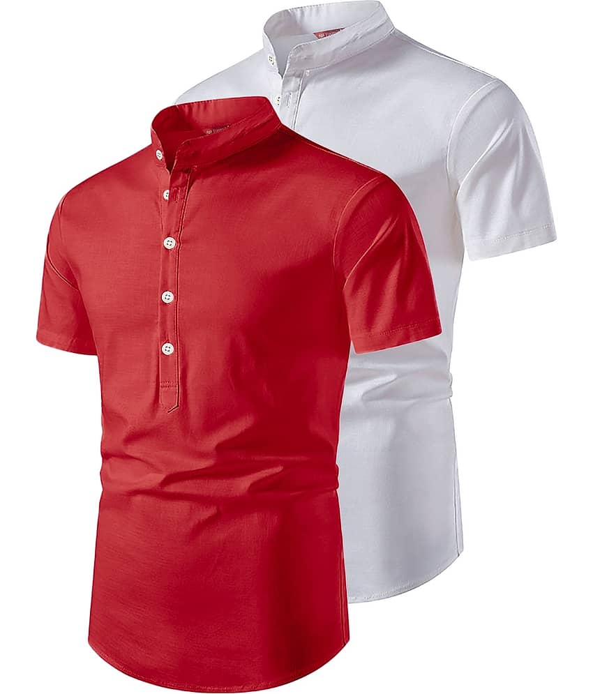 Yugnik Gold Cotton Men's Regular Kurta ( Pack of 2 ) - Kurtas & Kurta Sets | Buy online on ZillyBuy