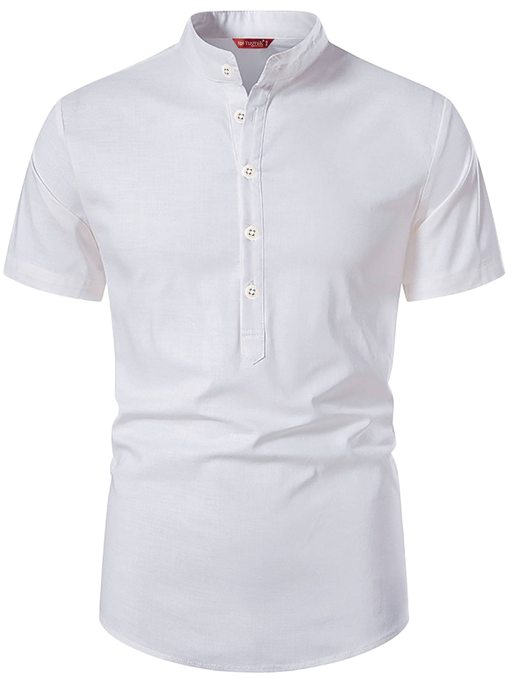 Yugnik White Cotton Men's Regular Kurta ( Pack of 1 ) Yugnik White Cotton Men's Regular Kurta ( Pack of 1 )