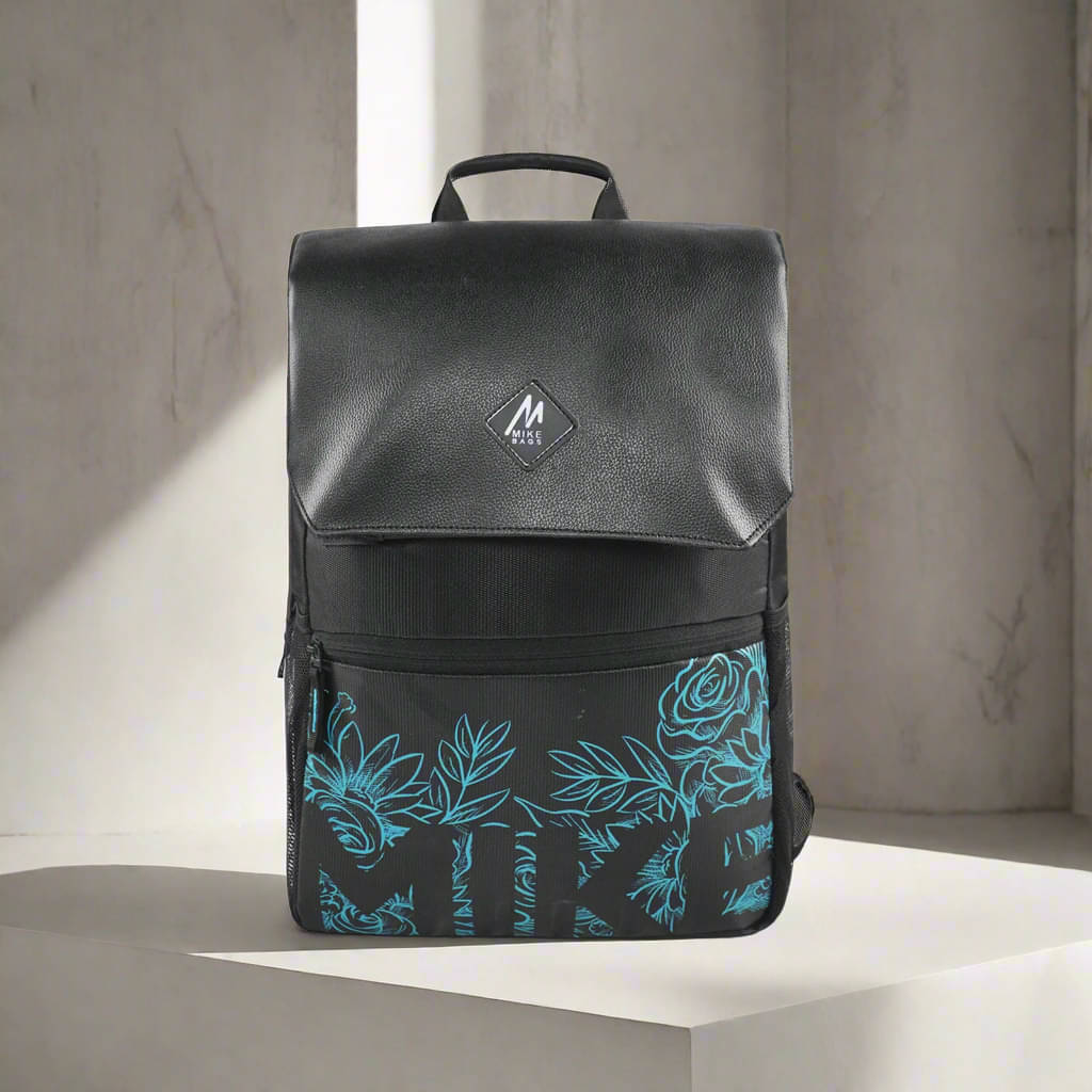     			mikebags 23 Ltrs Black Polyester College Bag