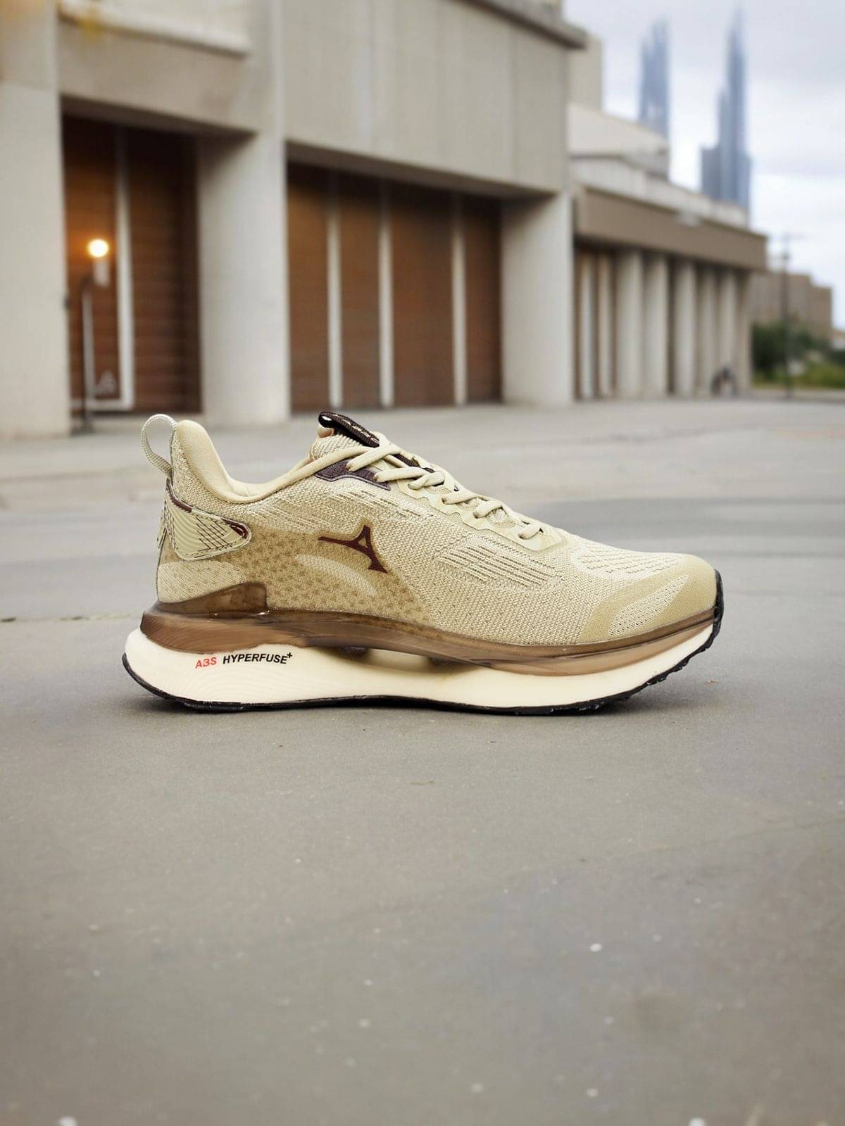 Abros ANTONIO-ON Beige Men's Sports Running Shoes     			Abros ANTONIO-ON Beige Men's Sports Running Shoes