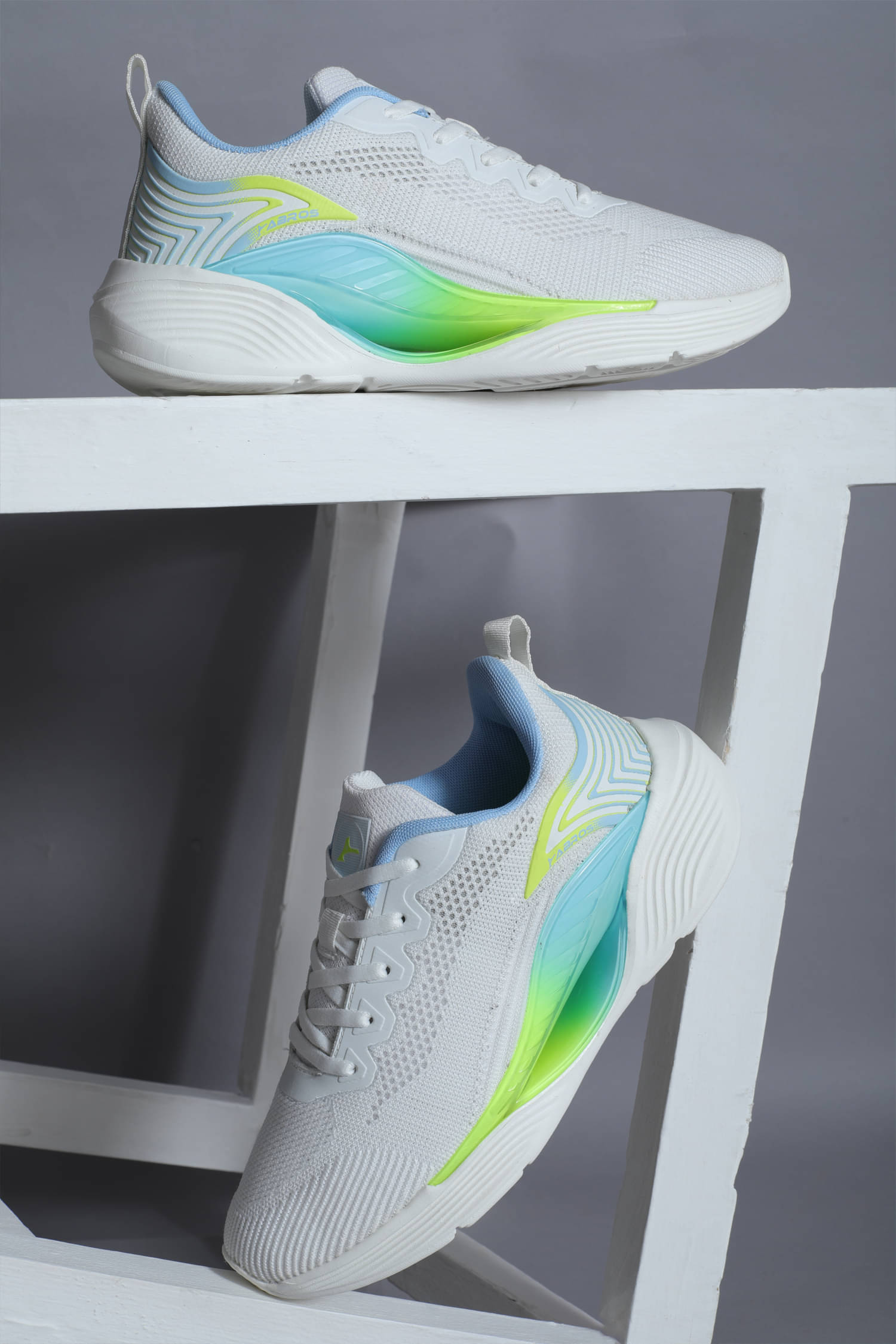     			Abros PASSION White Men's Sports Running Shoes