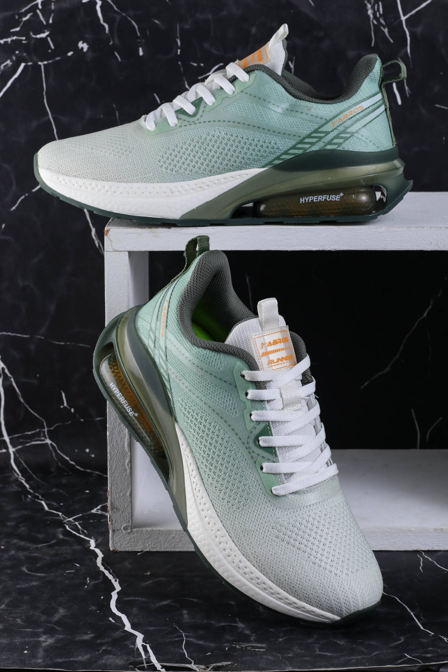     			Abros QUID-PRO Green Men's Sports Running Shoes