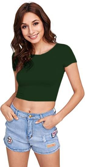     			Dream Beauty Fashion Women's Polyester Tunic ( Green )