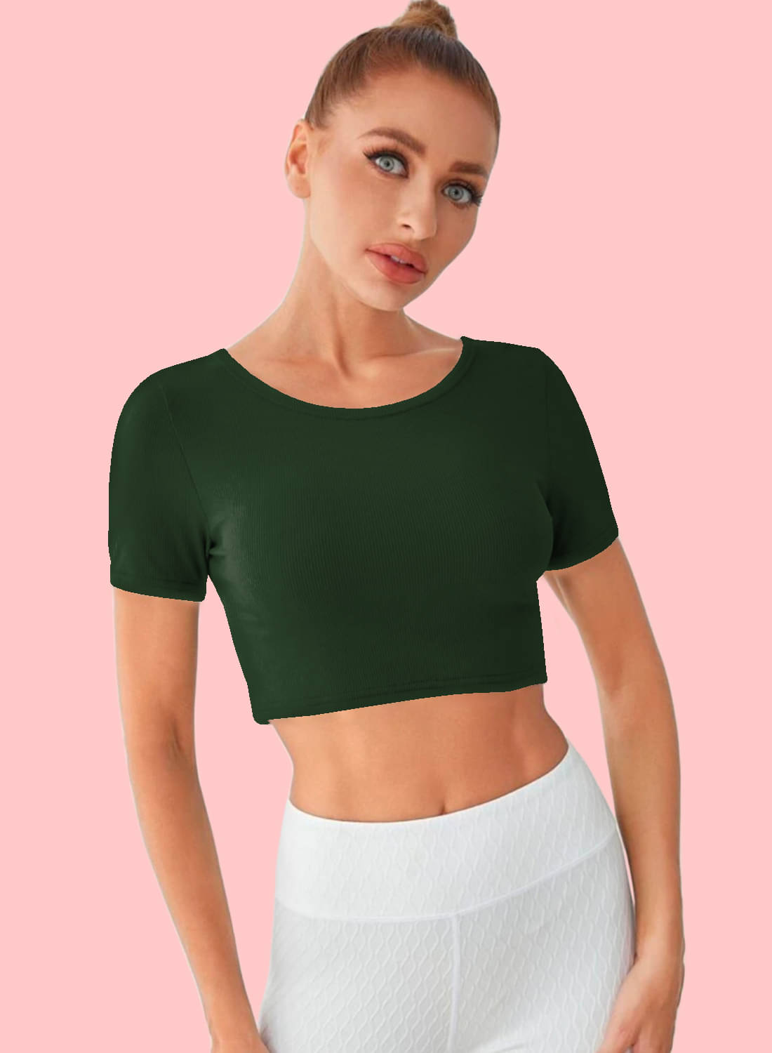     			Dream Beauty Fashion Women's Polyester Tunic ( Green )