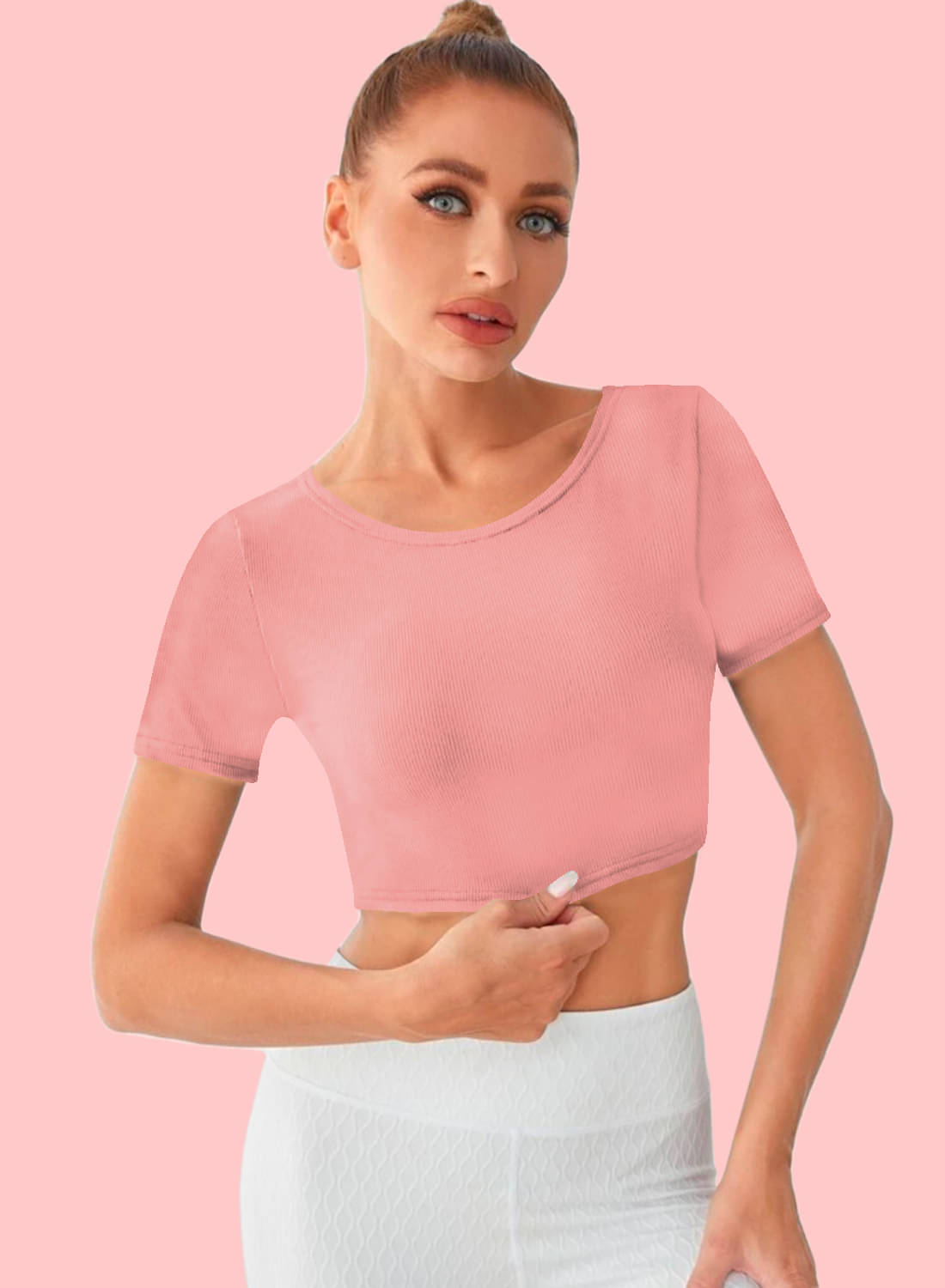     			Dream Beauty Fashion Women's Polyester Tunic ( Peach )