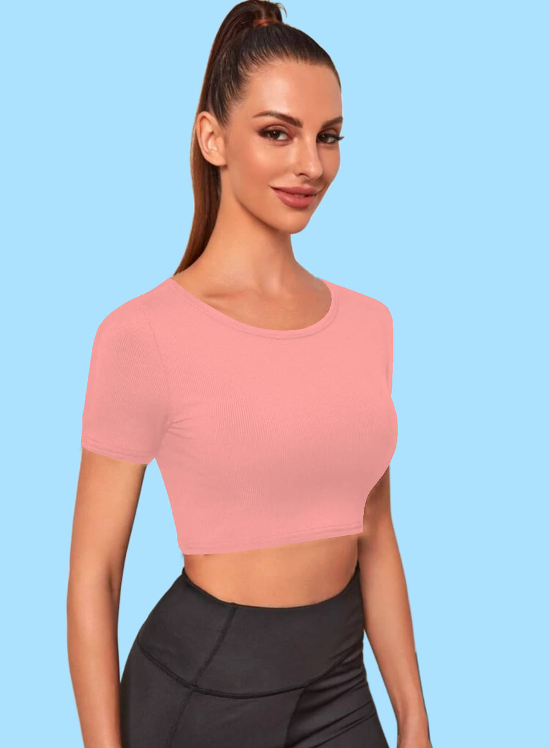    			Dream Beauty Fashion Women's Polyester Tunic ( Peach )