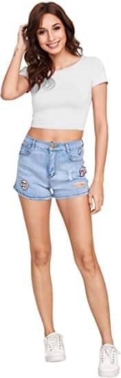     			Dream Beauty Fashion Women's Polyester Crop Top ( White )