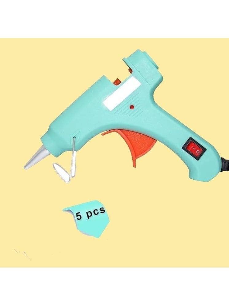     			ECLET Mini HoAt Glue Gun With 5 Gule Sticks, 60W Hot Glue Gun with 5 pcs Free Glue Stick(Multi color)