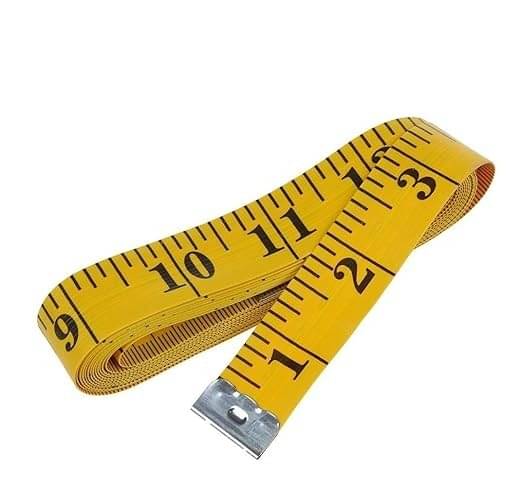     			Eclet Durable Soft Sewing Tailor Tape Body Measuring Dress-Making Measure Ruler, 1.50 Meter, 150 cm, Multicolour(O)