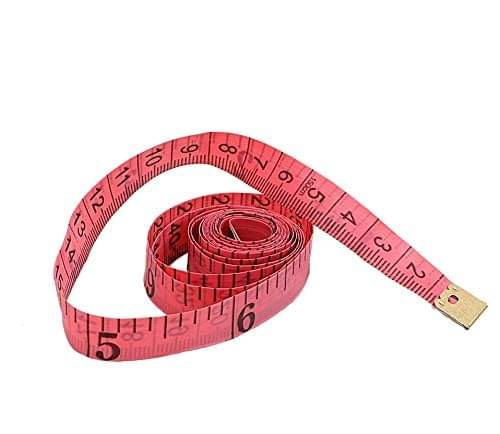     			Eclet Durable Soft Sewing Tailor Tape Body Measuring Dress-Making Measure Ruler, 1.50 Meter, 150 cm, Multicolour(B)