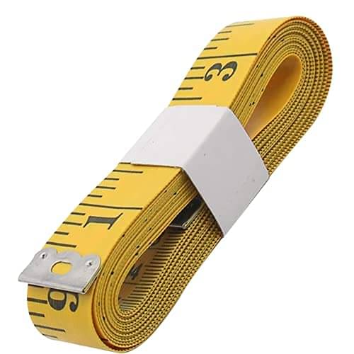     			Eclet Durable Soft Sewing Tailor Tape Body Measuring Dress-Making Measure Ruler, 1.50 Meter, 150 cm, Multicolour(L)