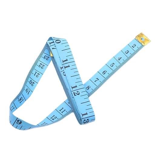    			Eclet Durable Soft Sewing Tailor Tape Body Measuring Dress-Making Measure Ruler, 1.50 Meter, 150 cm, Multicolour(O)