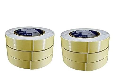 Freedy Yellow Double Sided Foam Tape ( Pack of 6 ) Freedy Yellow Double Sided Foam Tape ( Pack of 6 )