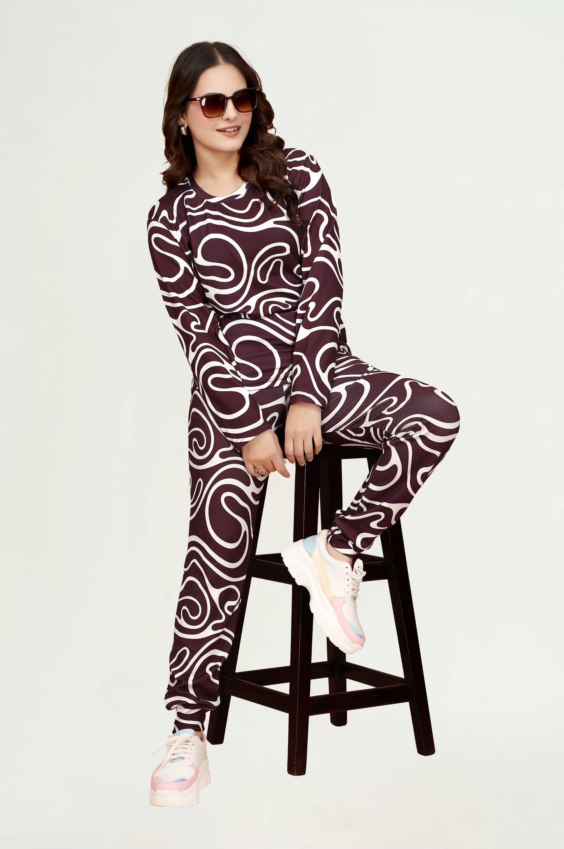     			INFRIM Multi Cotton Blend Applique Tracksuit - Pack of 1