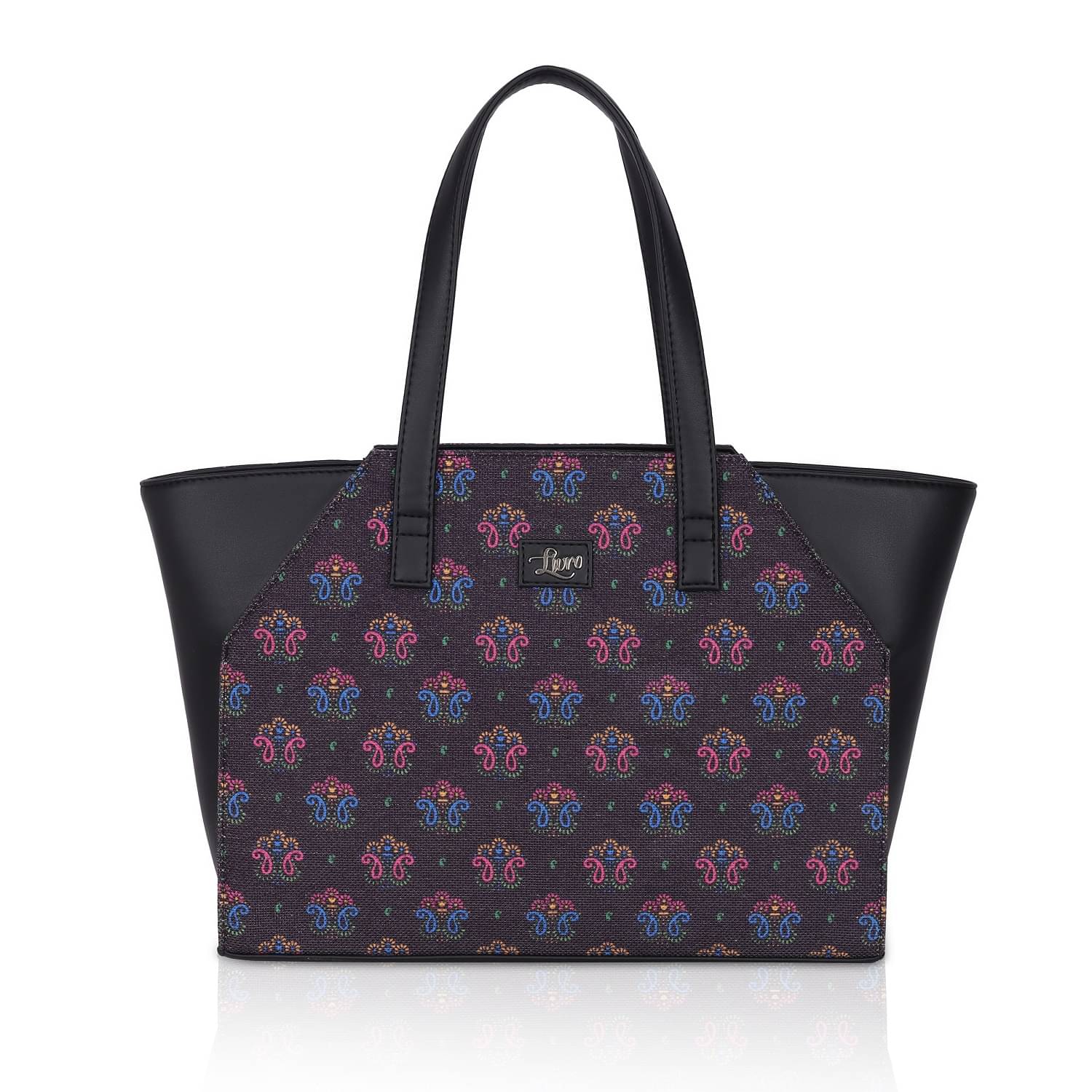     			Livro Tote Bag Artificial Leather Set of 1 ( Grey )