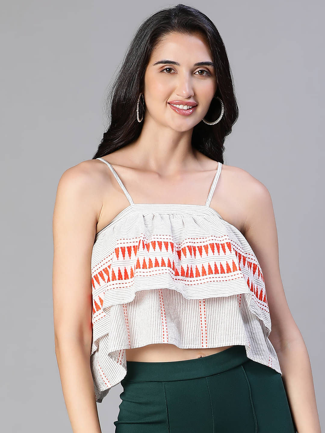 Oxolloxo Grey Cotton Women's Tank Top ( Pack of 1 ) Oxolloxo Grey Cotton Women's Tank Top ( Pack of 1 )