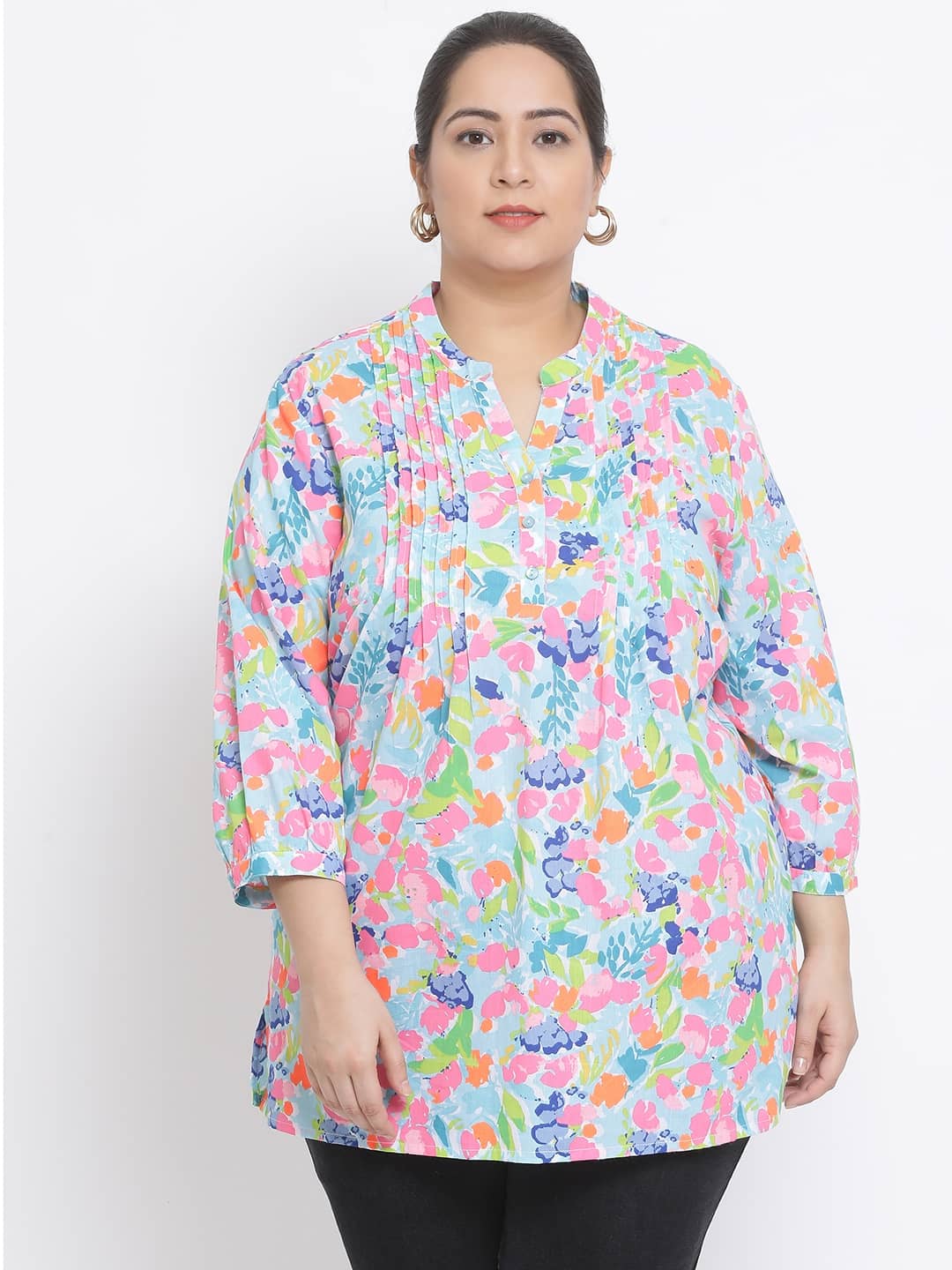 Oxolloxo Women's Cotton Regular Top ( Multicolor )