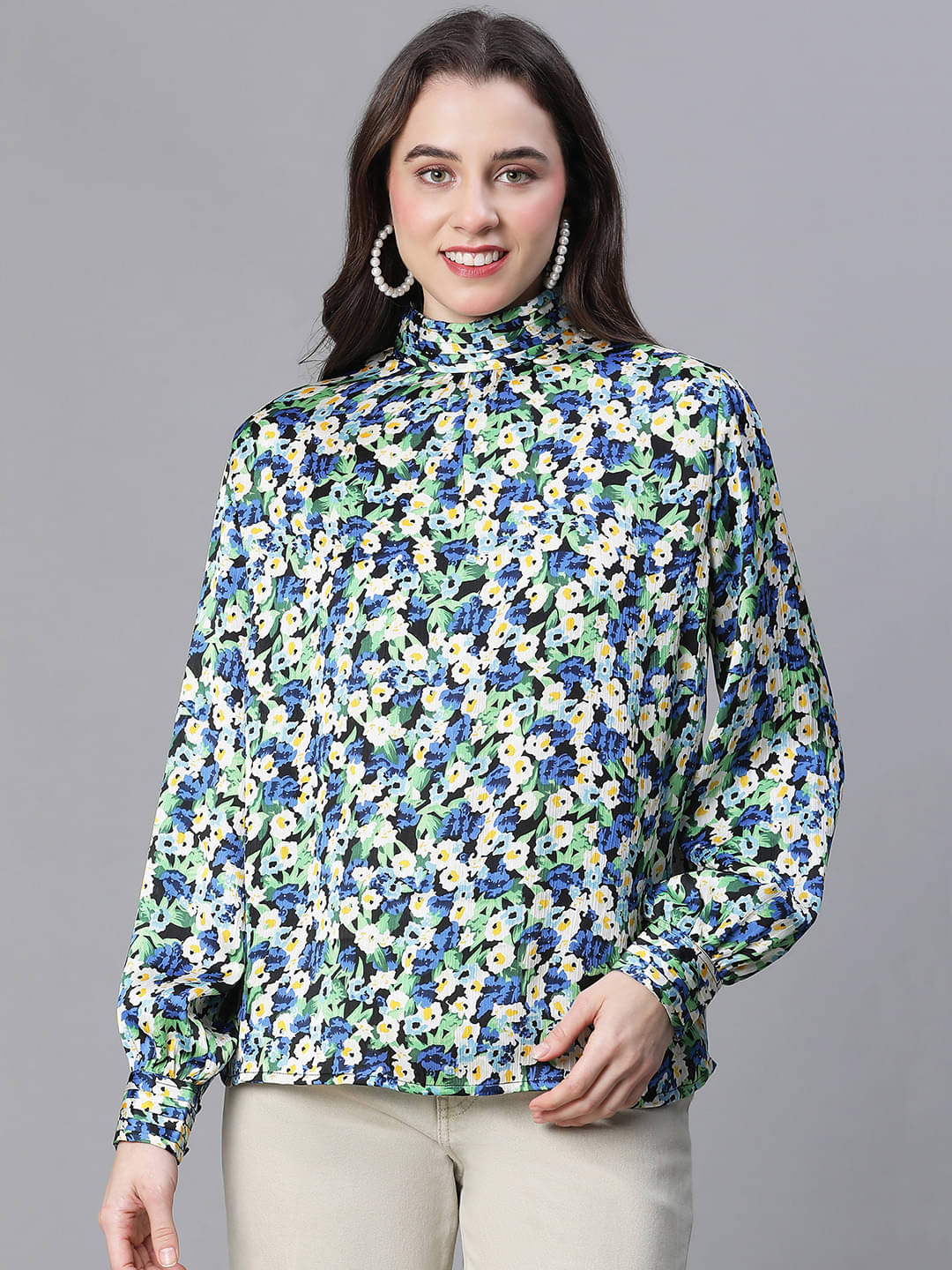     			Oxolloxo Women's Polyester Regular Top ( Multicolor )