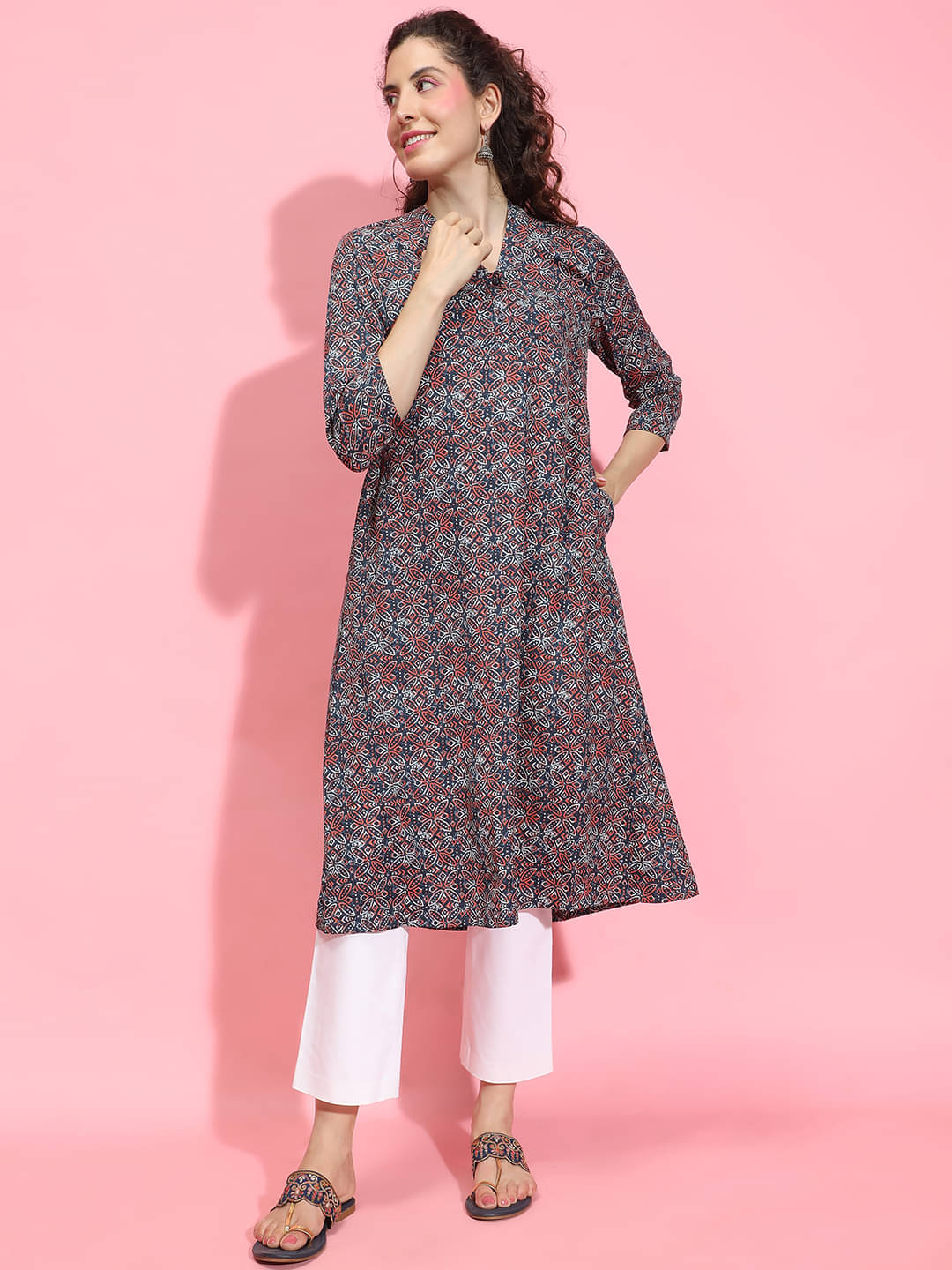 Oxolloxo Women's Polyester Tunic ( Multicolor )     			Oxolloxo Women's Polyester Tunic ( Multicolor )