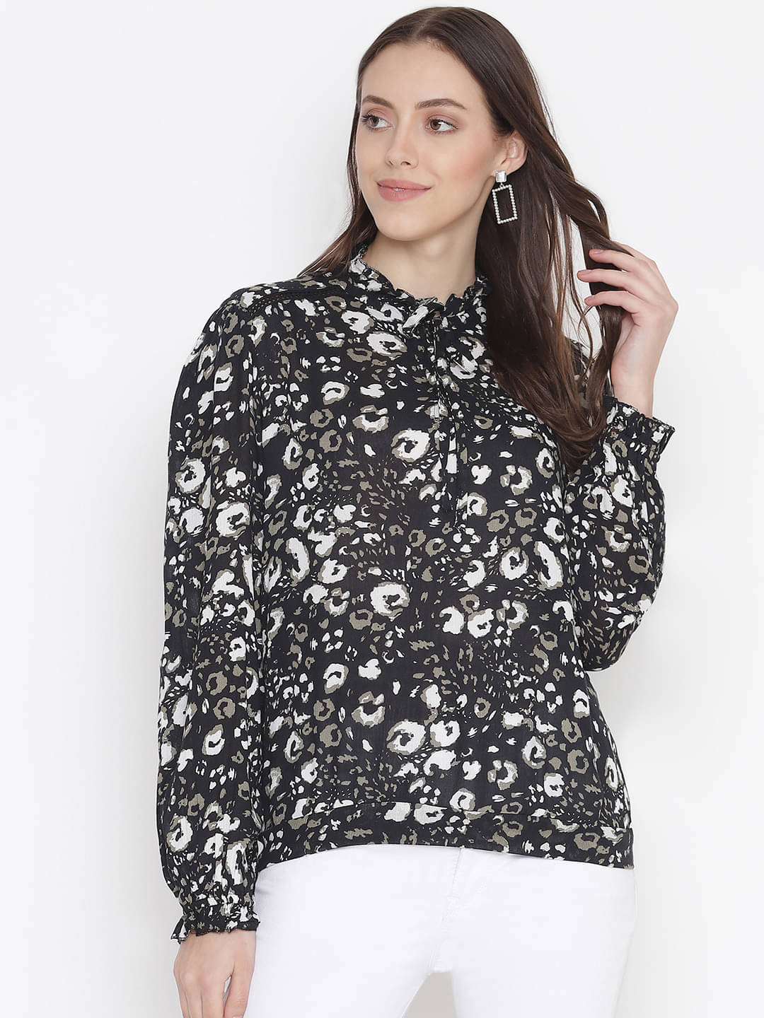 Oxolloxo Women's Viscose Rayon Regular Top ( Multicolor ) Oxolloxo Women's Viscose Rayon Regular Top ( Multicolor )