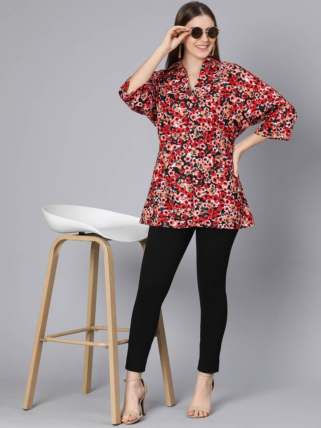     			Oxolloxo Women's Viscose Rayon Tunic ( Multicolor )