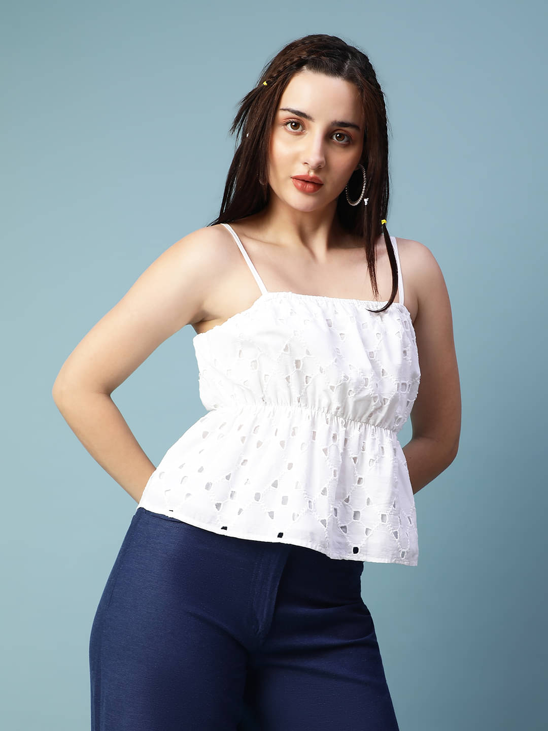     			Oxolloxo Women's Cotton Tank Top ( White )