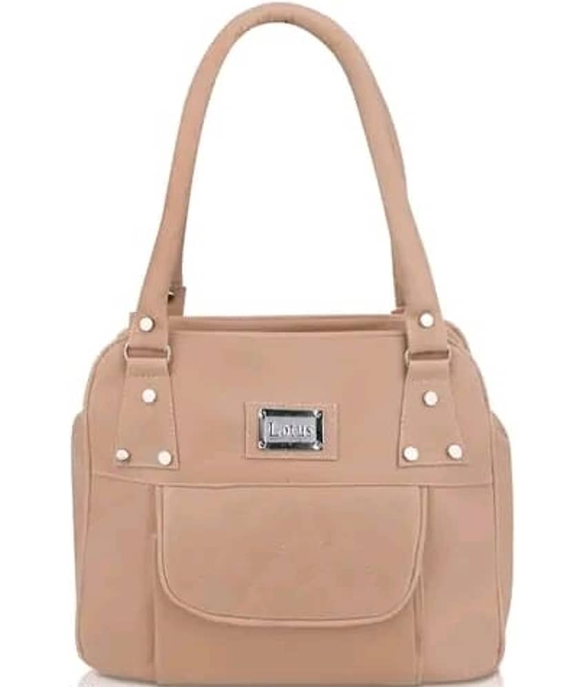 The monaina crapt Shoulder Bag PU Set of 1 ( Beige ) - Handbags | Buy online on ZillyBuy