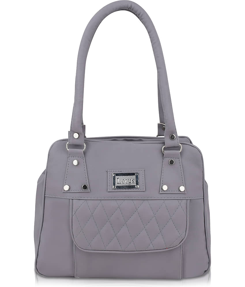 The monaina crapt Shoulder Bag PU Set of 1 ( Grey ) - Handbags | Buy online on ZillyBuy