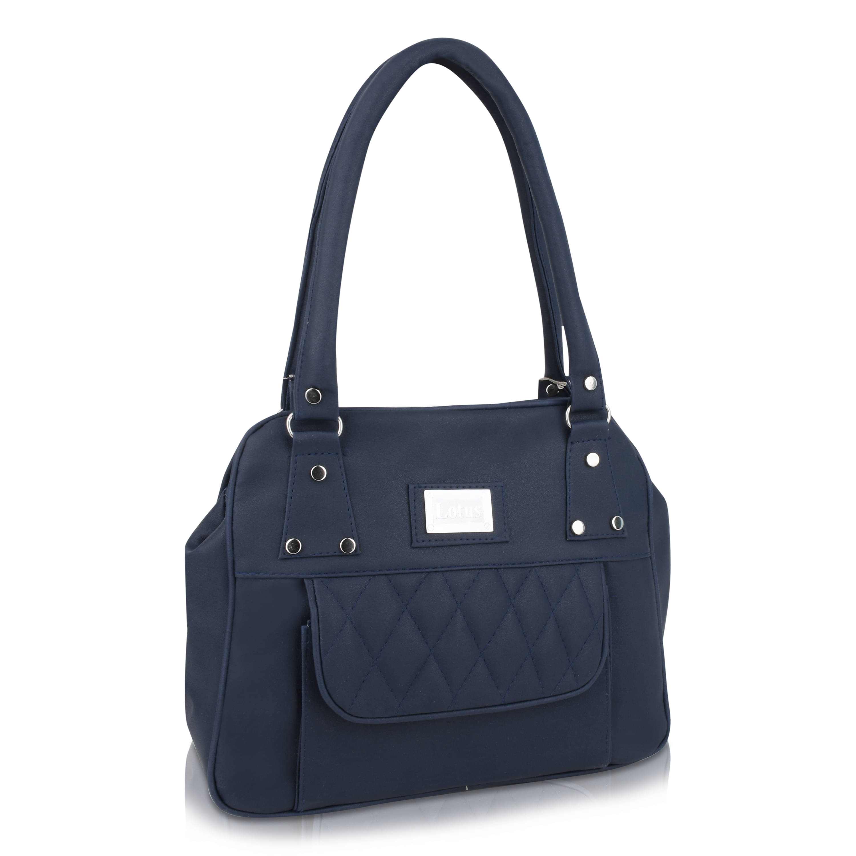    			The monaina crapt Shoulder Bag PU Set of 1 ( Blue )