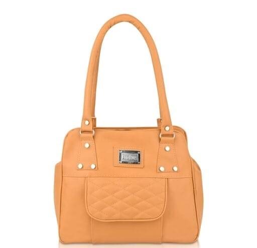     			The monaina crapt Shoulder Bag PU Set of 1 ( Yellow )