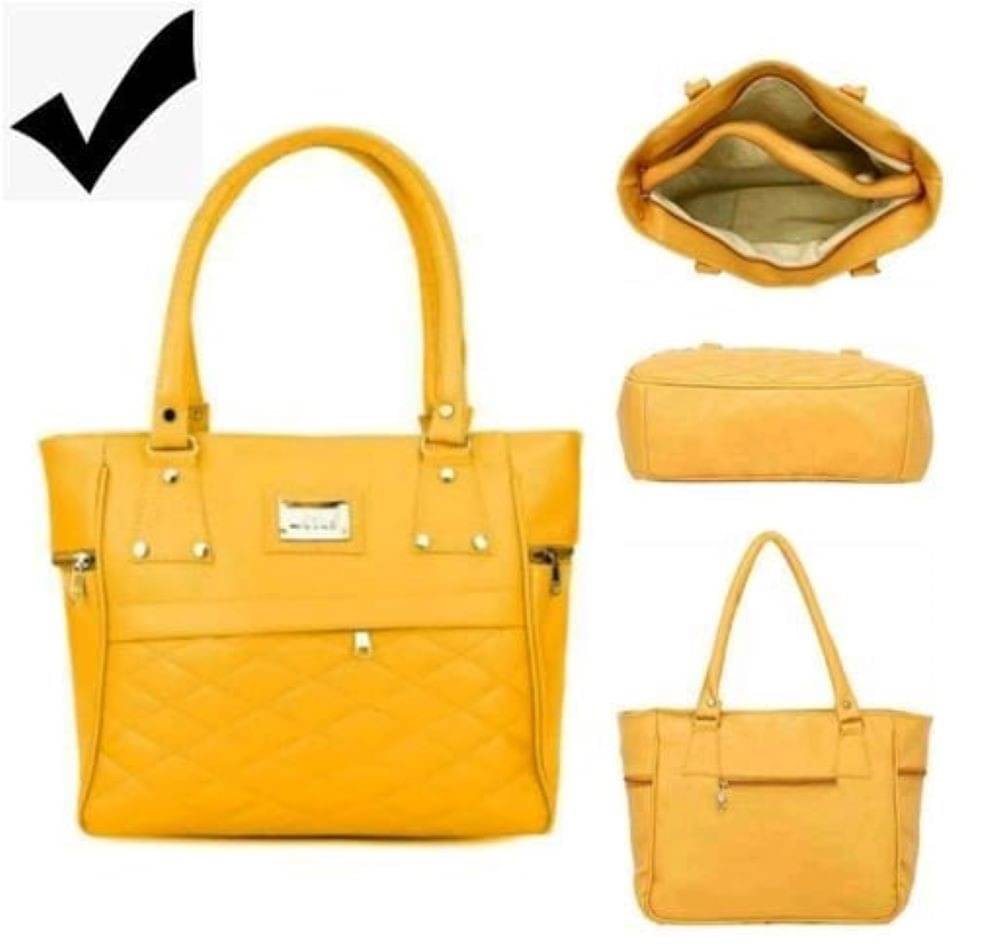     			The monaina crapt Shoulder Bag PU Set of 1 ( Cream )