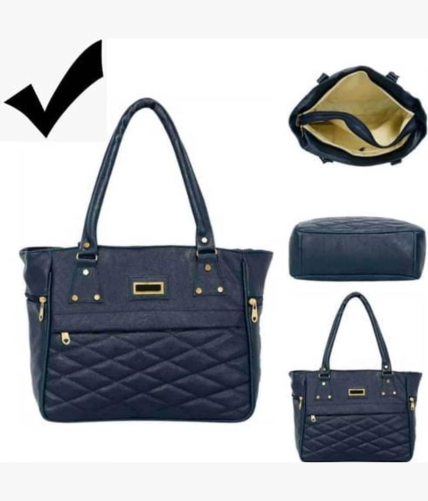 The monaina crapt Shoulder Bag PU Set of 1 ( Blue ) - Handbags | Buy online on ZillyBuy