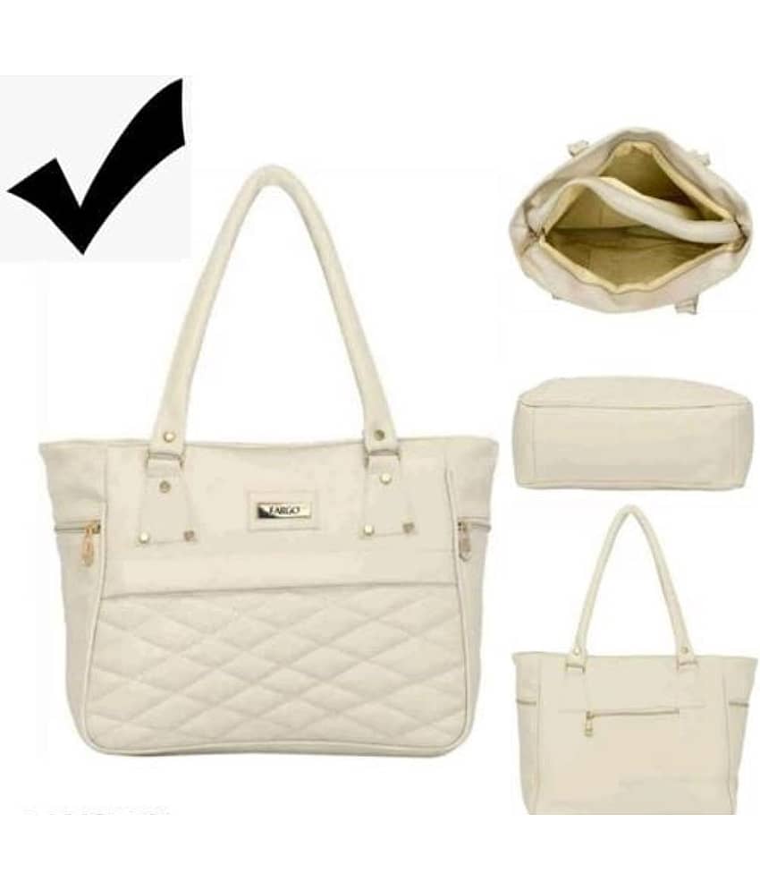 The monaina crapt Shoulder Bag PU Set of 1 ( White ) - Handbags | Buy online on ZillyBuy