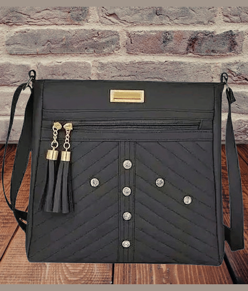 The monaina crapt Sling Bag PU Set of 1 ( Blue ) - Handbags | Buy online on ZillyBuy