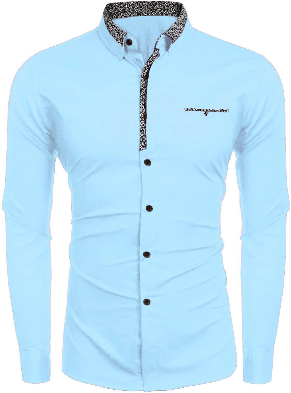     			WEBRIC Cotton Blend Regular Fit Full Sleeves Men's Formal Shirt - Turquoise ( Pack of 1 )