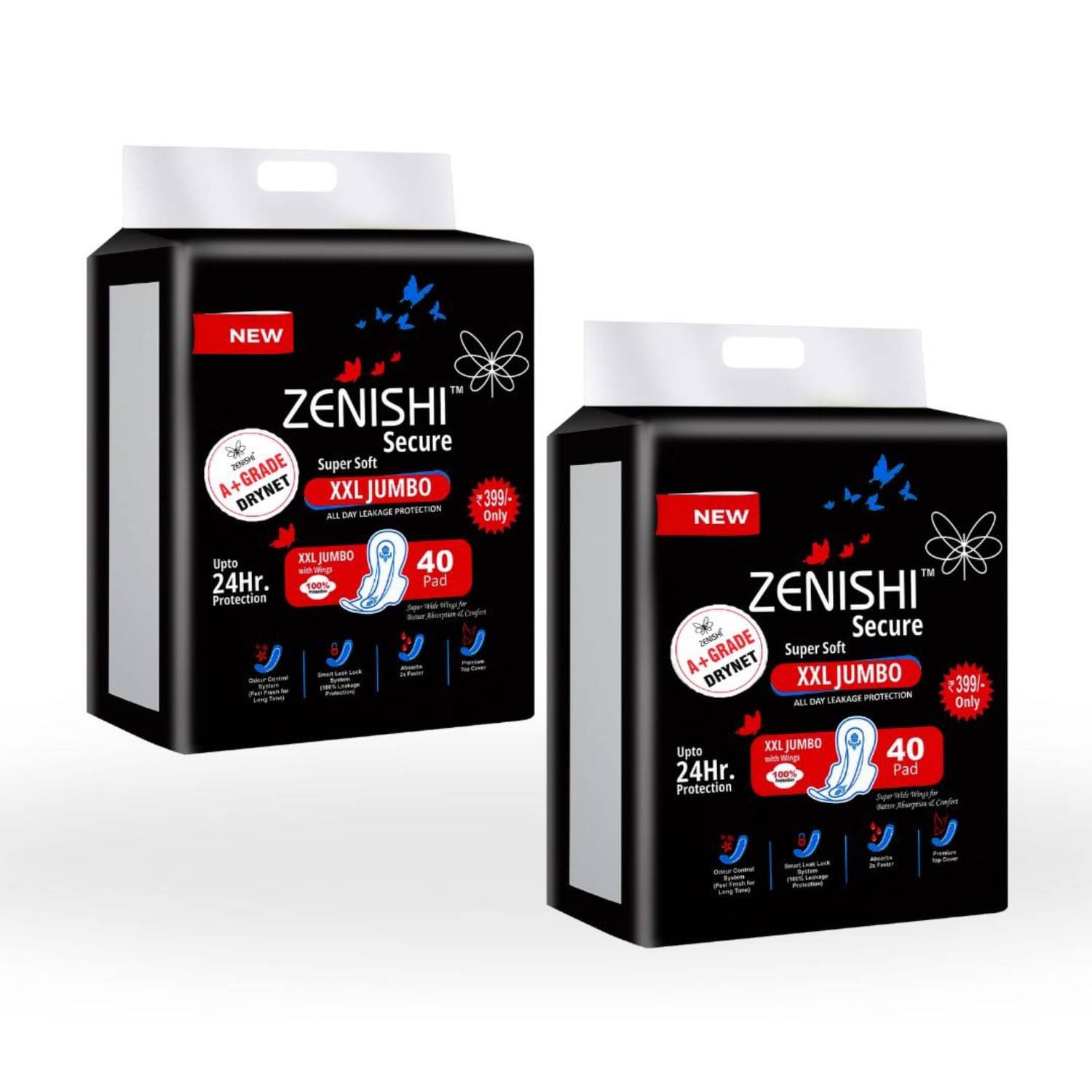     			ZENISHI Dry XXL Regular Sanitary Pad