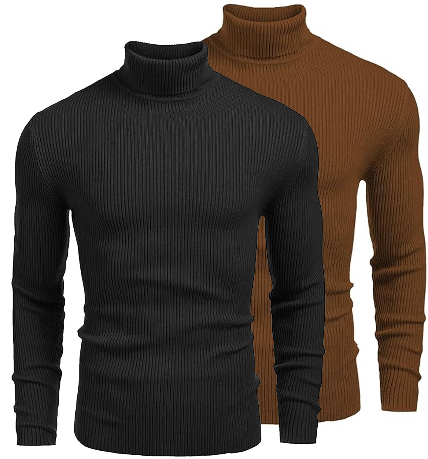     			clafoutis Polyster High Neck Men's Full Sleeves Pullover Sweater - Multicolor ( Pack of 2 )