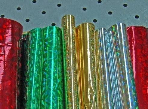     			freedy (5 Colours x 20 Sheets Each) Plastic Holographic Metallic Colour Paper Wrapping Sheets Especially for Gifts for Loved, 65cm X 45cm (Pack of 100)