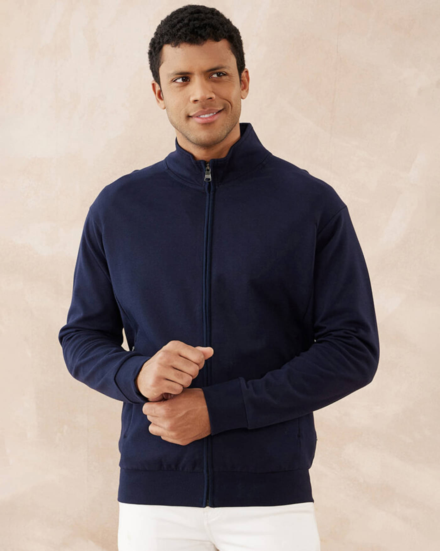 AOOSH Fleece Men's Casual Jacket - Blue ( Pack of 1 ) AOOSH Fleece Men's Casual Jacket - Blue ( Pack of 1 )