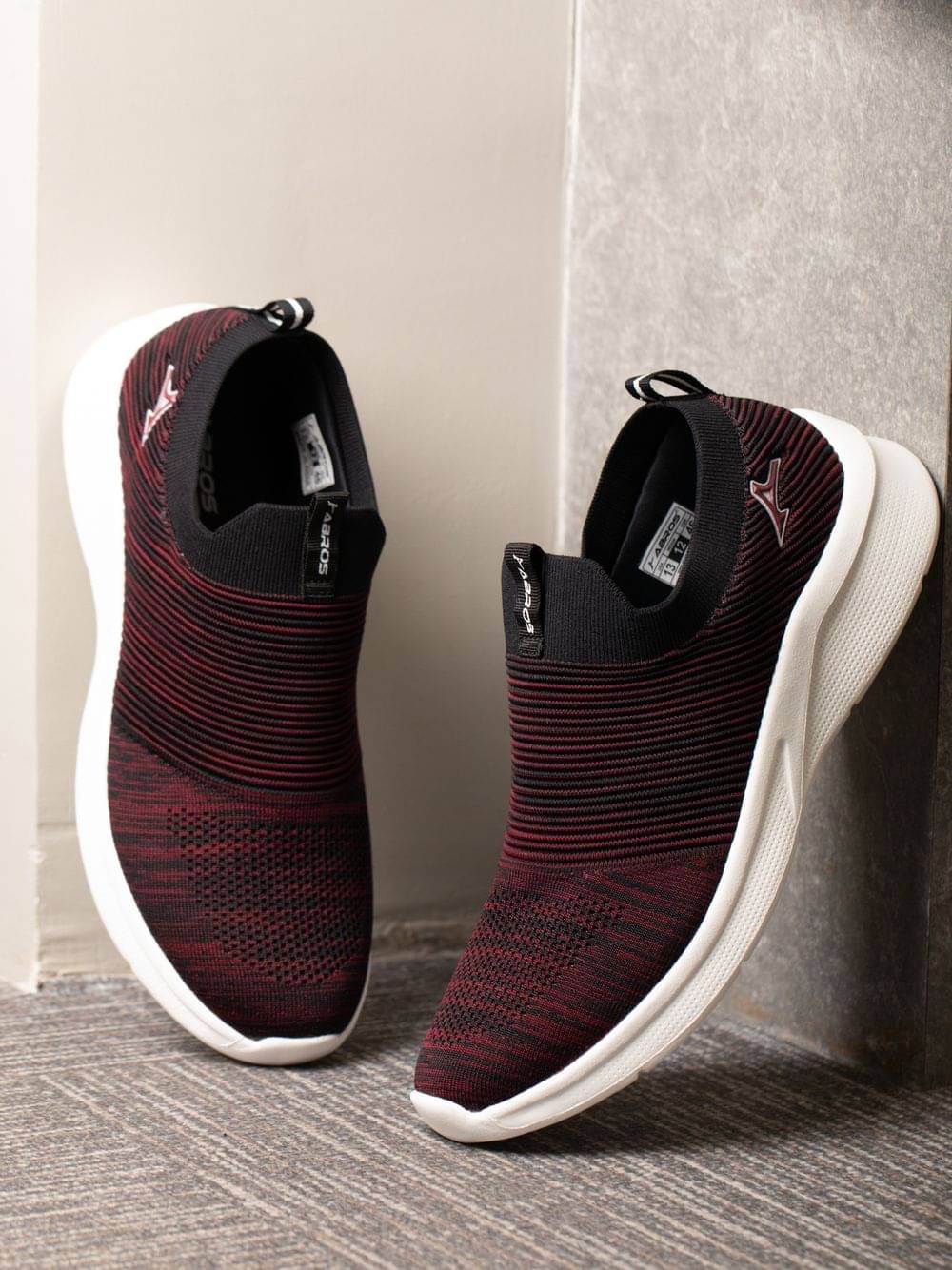 Abros VESPA-N Black Men's Sports Running Shoes Abros VESPA-N Black Men's Sports Running Shoes