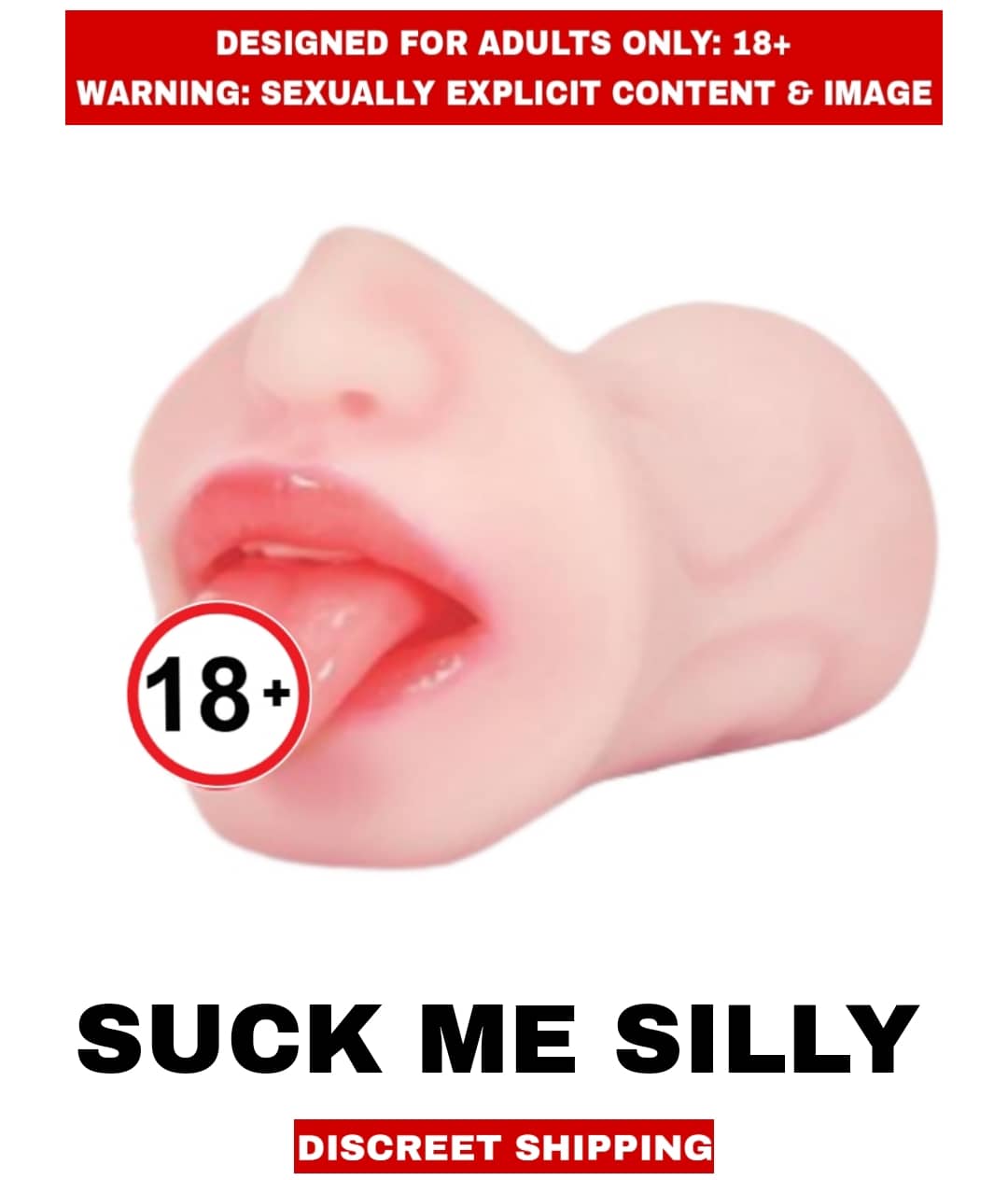 Adult Sex Toys Real Fell Mouth Suck Me Silly Silicon Masturbator Mini Doll For Men